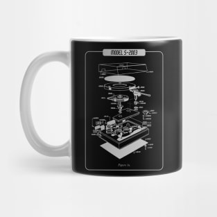 Turntable Exploded View Mug